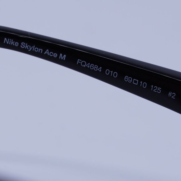 NIKE SKYLON ACE M FQ4684 010 Sunglasses Black Geometric Frame, Red Lenses - Picture 8 of 10